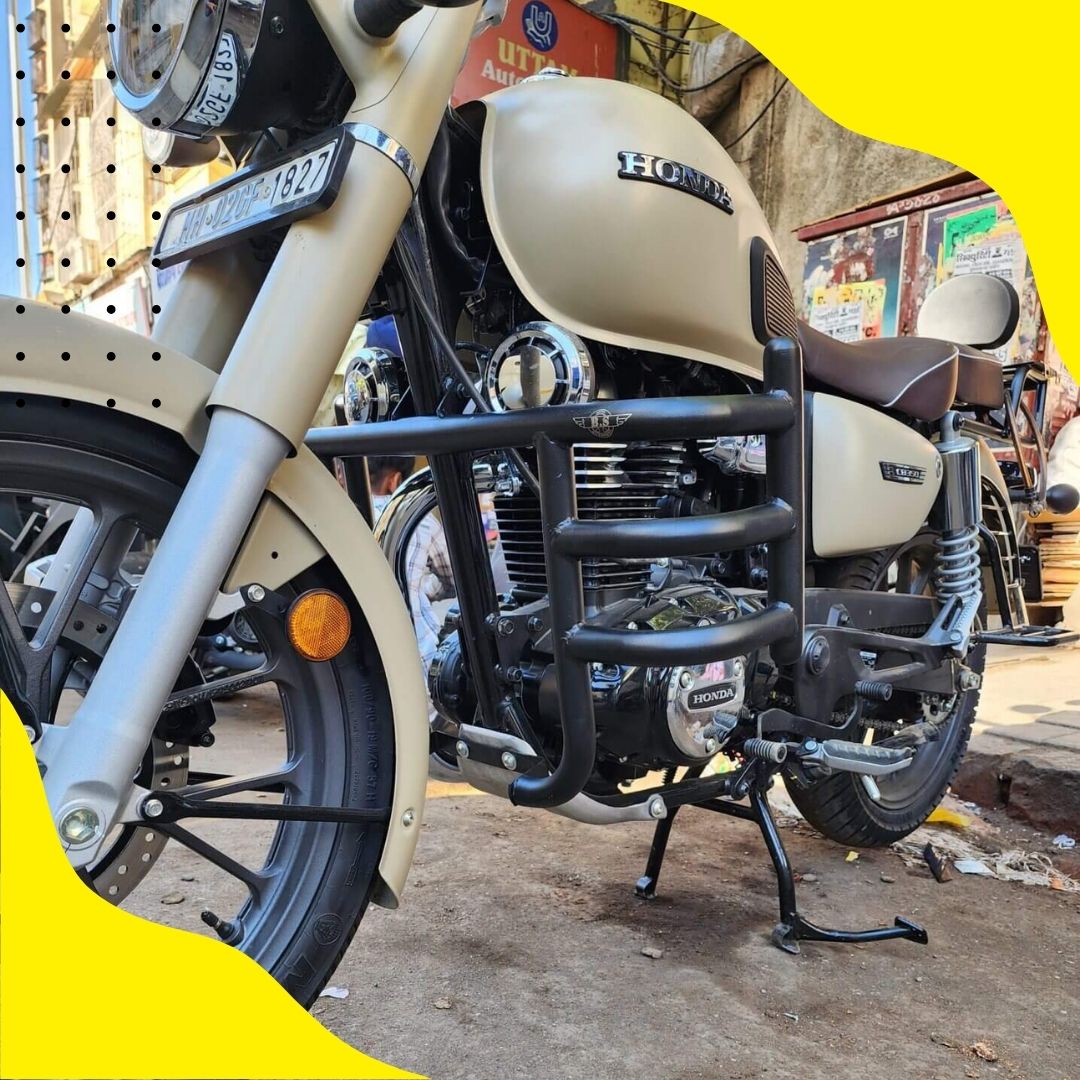 MAHARAJA LEG GUARD FOR NEW HONDA CB350, STAINLESS STEEL BS