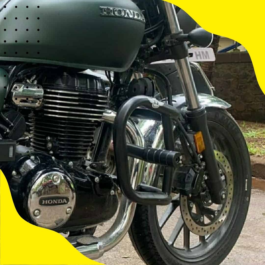 HONDA HINESS AND HONDA RS SLIDER GUARD STAINLESS STEEL BS