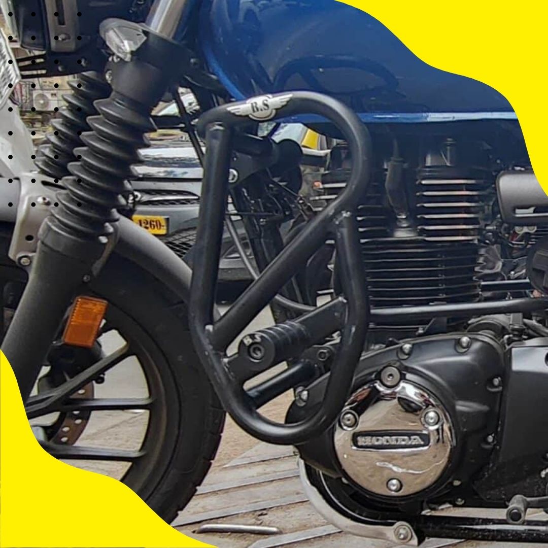 HONDA HINESS AND RS SLIDER GUARD IN STAINLESS STEEL BS