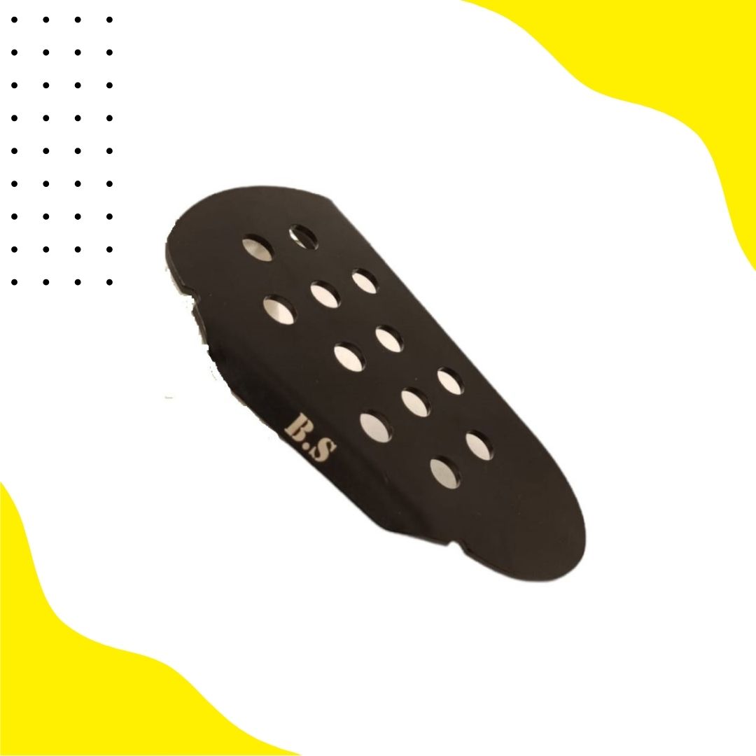 HONDA HINESS CB350 LEFT SIDE FOOTREST BLACK POWDER COATED BS