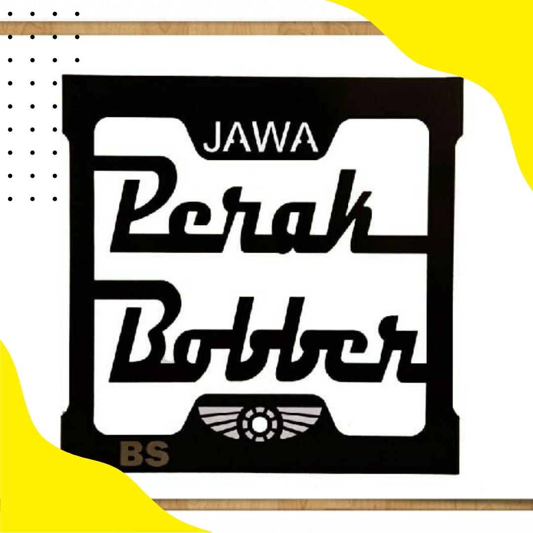JAWA PERAK FRONT RADIATOR COVER BLACK STAINLESS STEEL