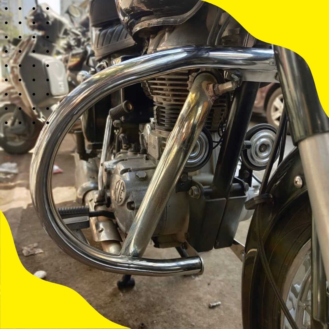 VINTAGE ROUND LEG GUARD FOR NEW CLASSIC REBORN & STANDARD STAINLESS STEEL RUSTFREE PRODUCT BS