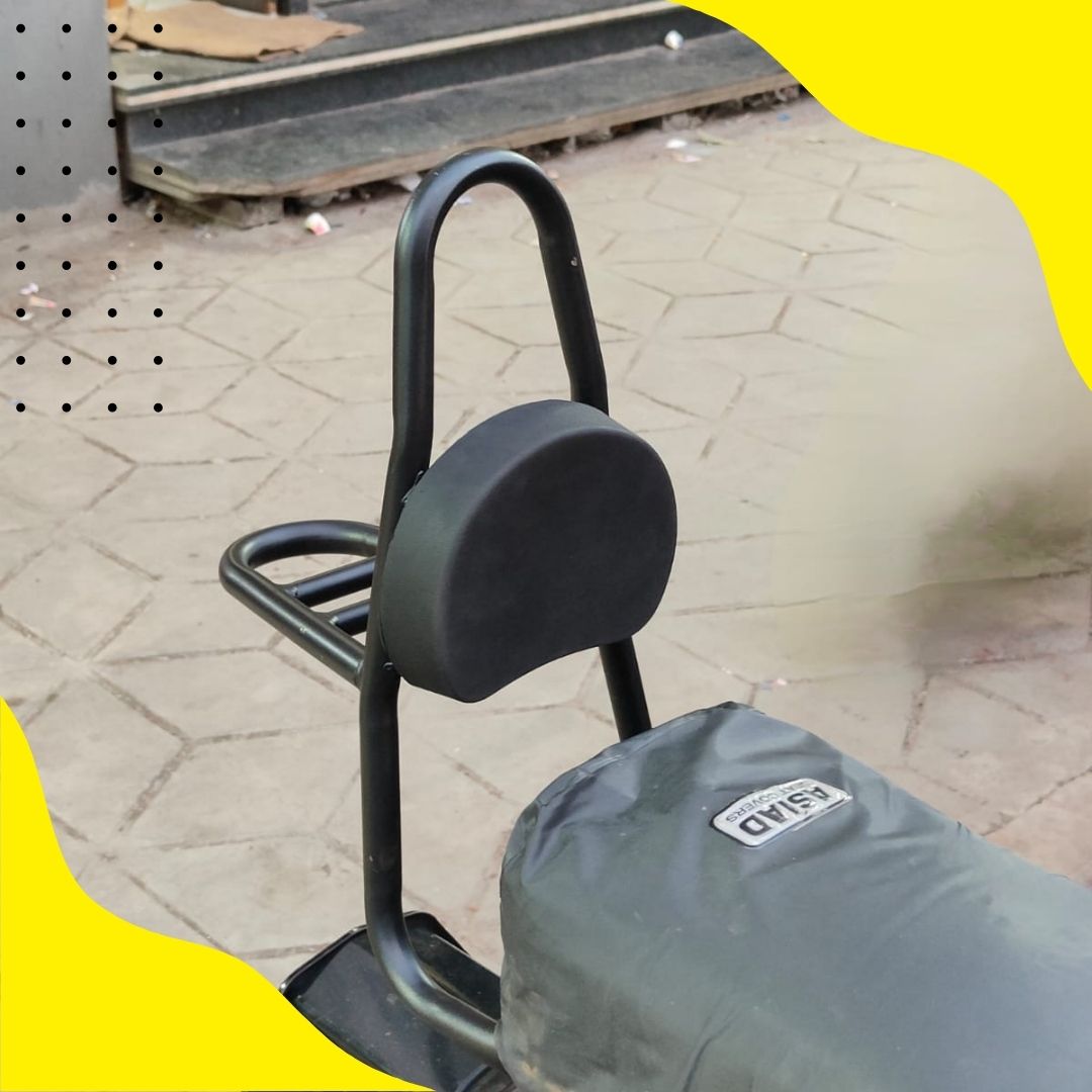 Sissy Bar Backrest for Royal Enfield Classic, Electra & Standard – BS3 & BS4 Models (Stainless Steel) BS