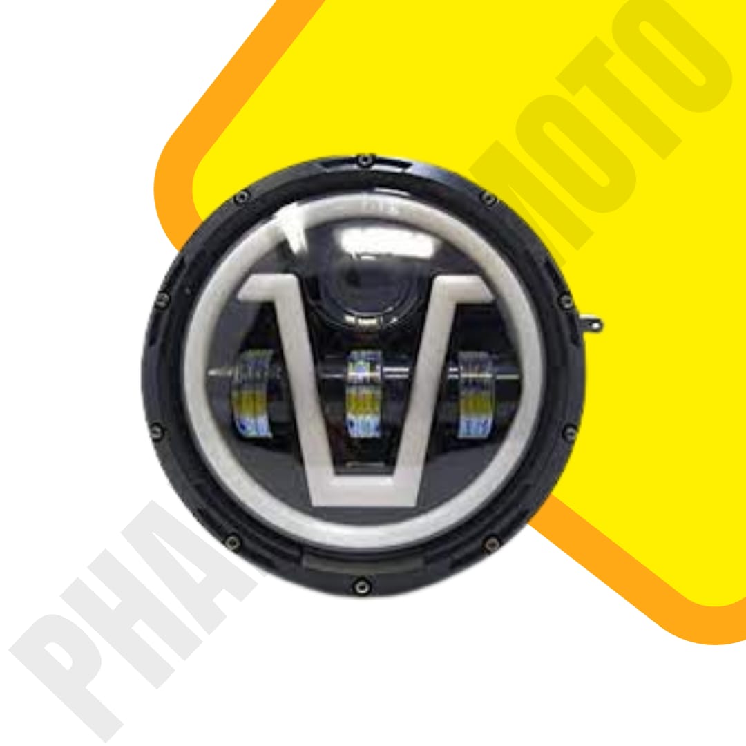 3 Led V Round Headlight
