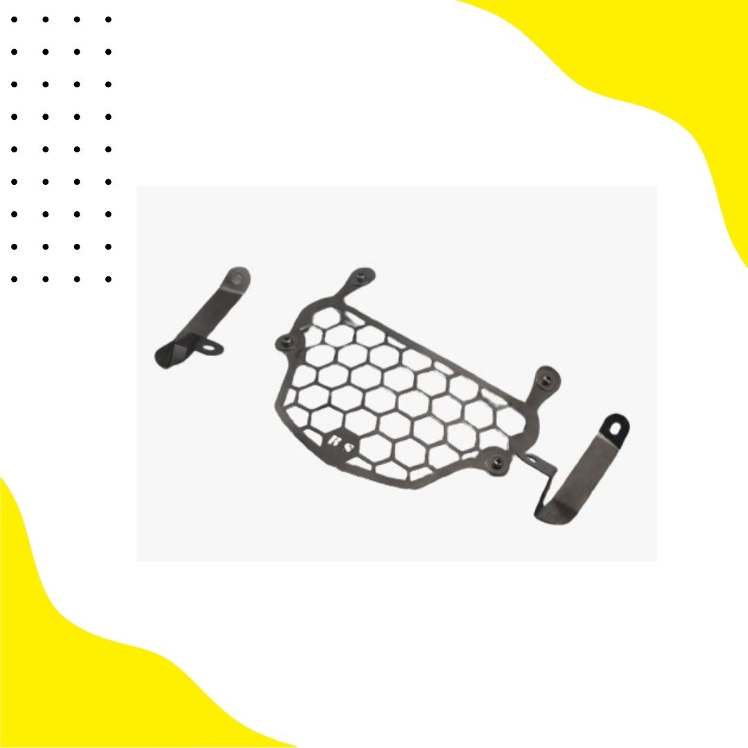 BMW GS310 BS4 HEAD LIGHT GRILL SET IN STAINLESS STEEL BS