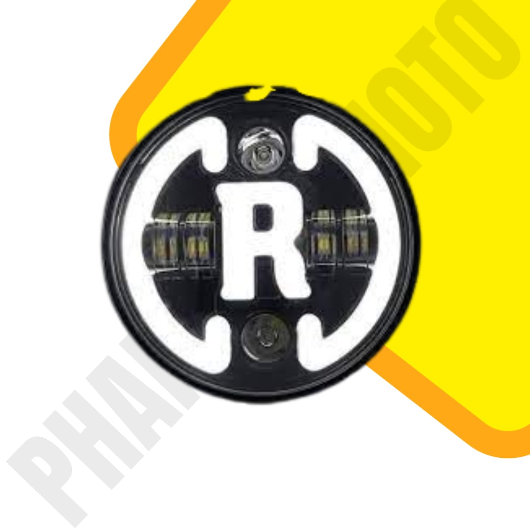 4 Led R Headlight Round