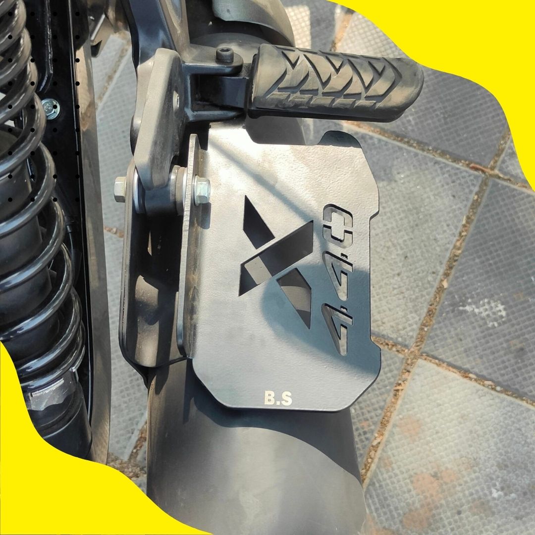 FOOTREST EXTENDER FOR HARLEY DAVIDSON X440 BLACK POWDER COATED BS