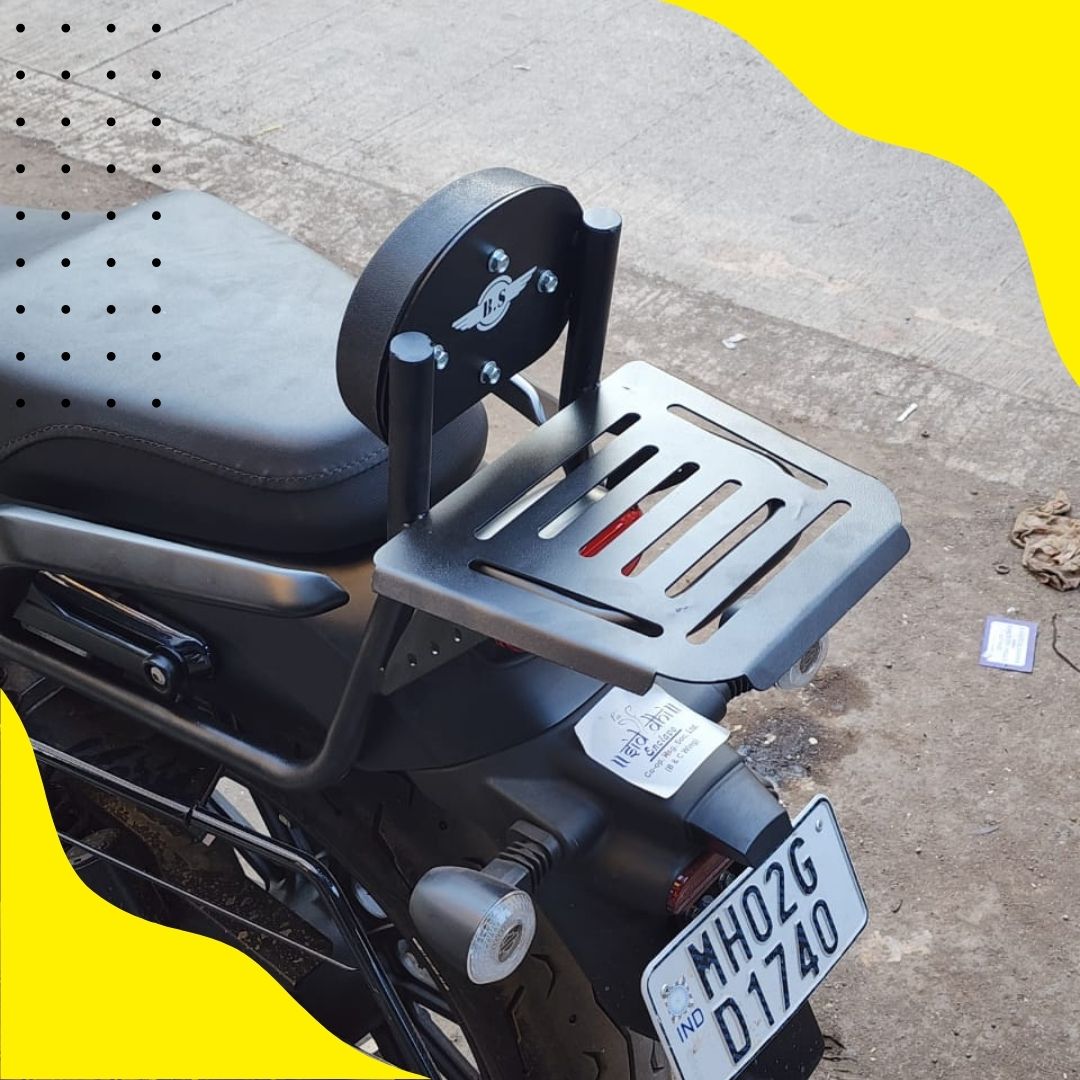 HARLEY DAVIDSON BACKREST X 440 WITH LUGGAGE RACK BS