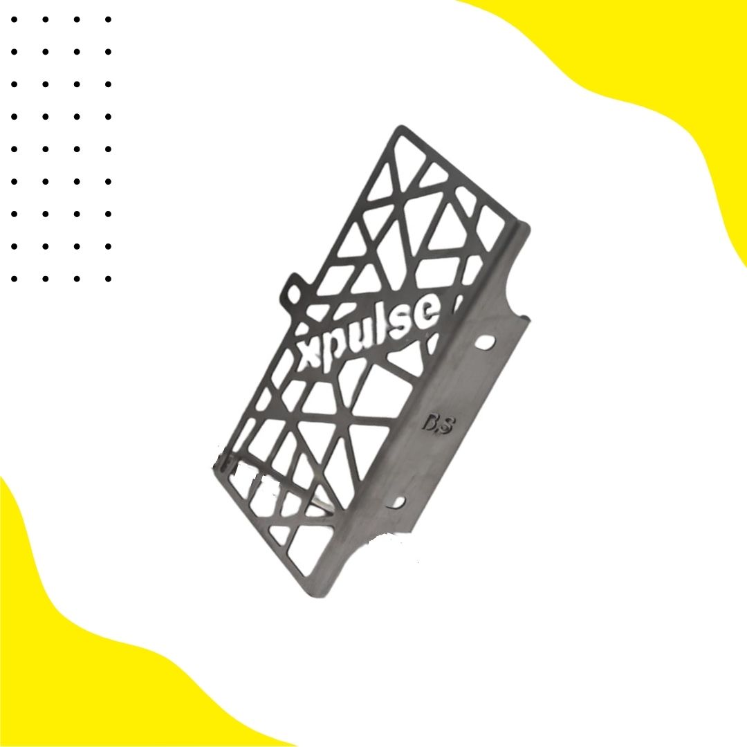 X-PULSE RADIATOR COVER IN STAINLESS STEEL BS