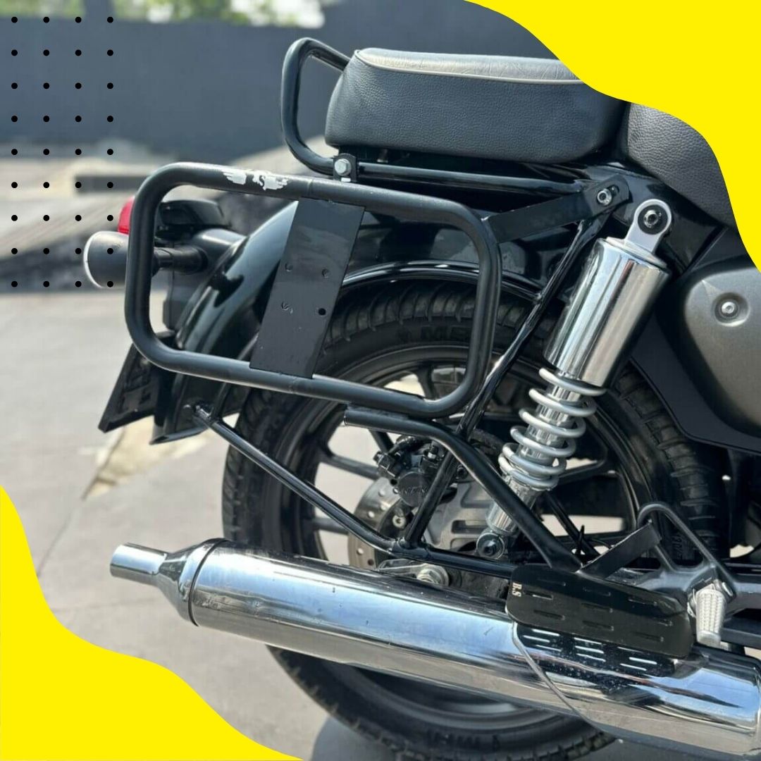 SADDLE STAY FOR CB 350 DLX PRO WITH JERRY CAN HOLDER STAINLESS STEEL BS