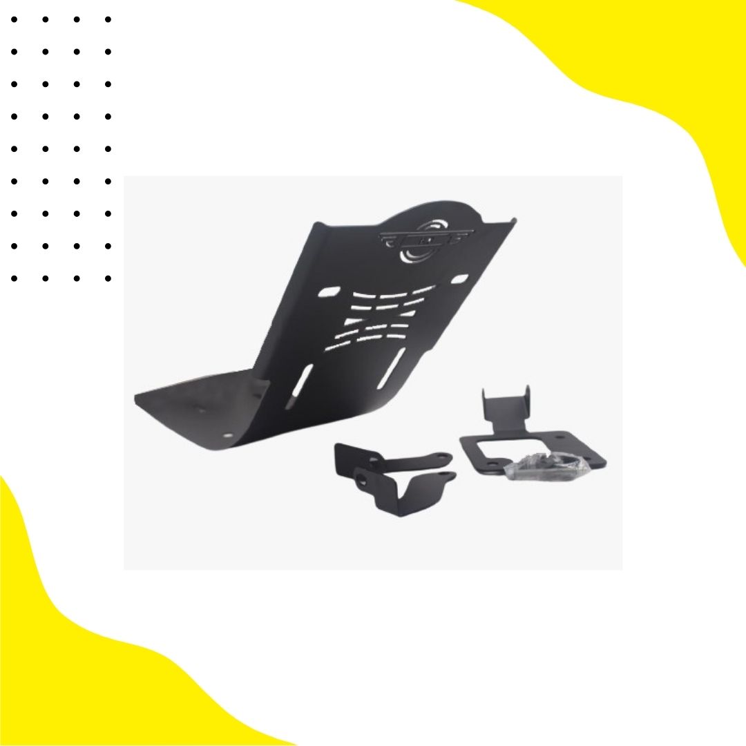 Bullet Base Plate  In Stainless Steel  Black Powder Coated