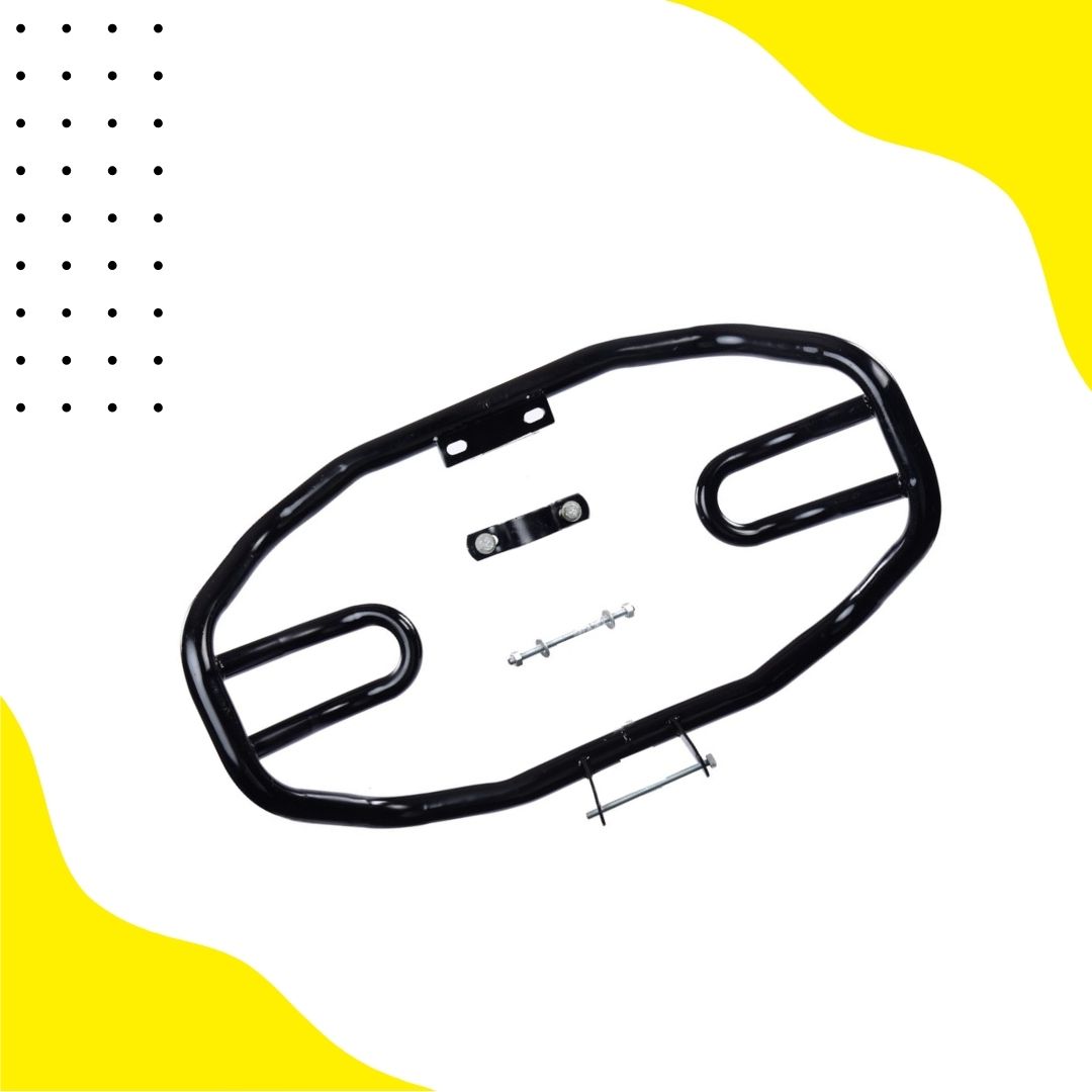 Bullet Mango Guard Leg  Guard In Stainless  Steel In Black Powder Coated