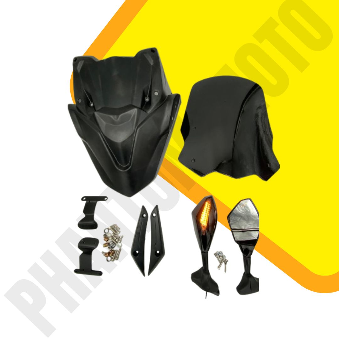 Burgman Forza Kit Black With Led Mirror