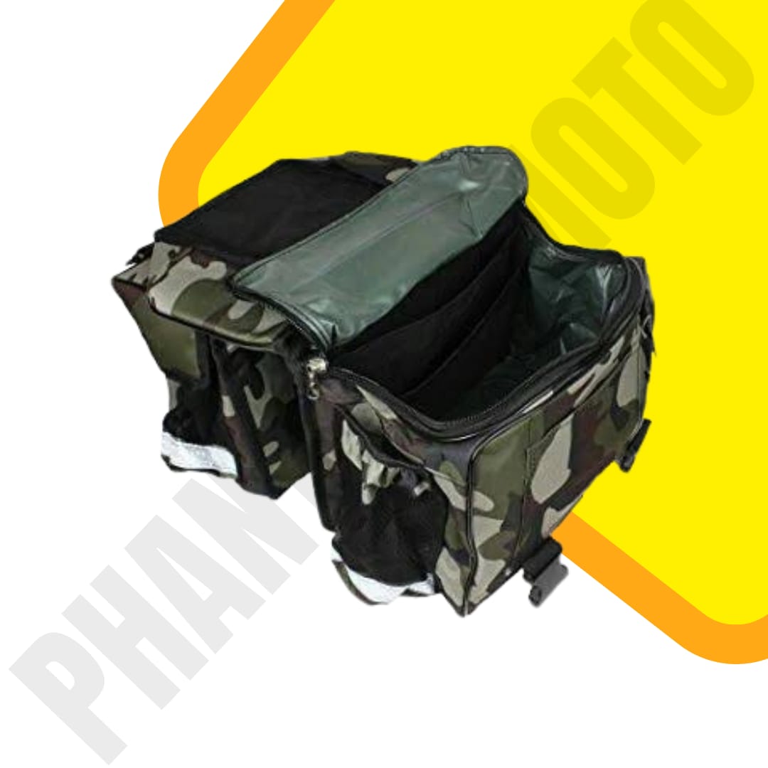 Camoflague Saddle Bag