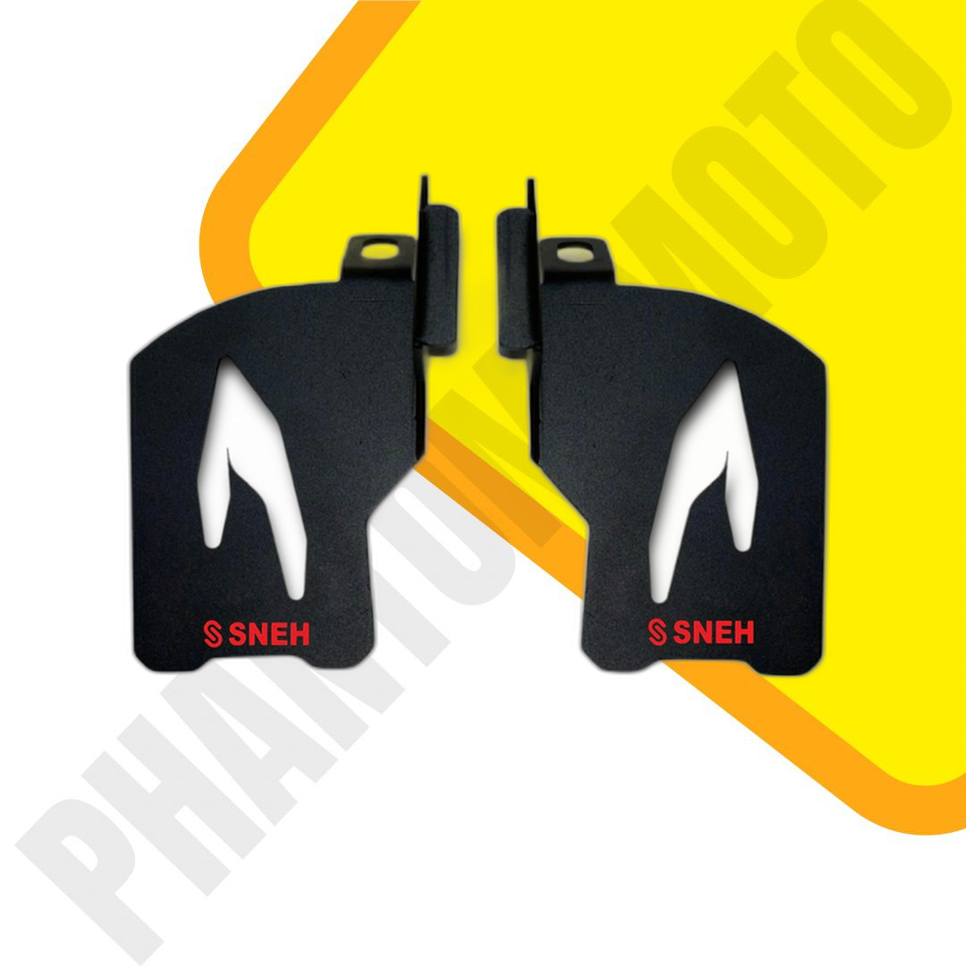 Dominar Pillion Footrest Pair