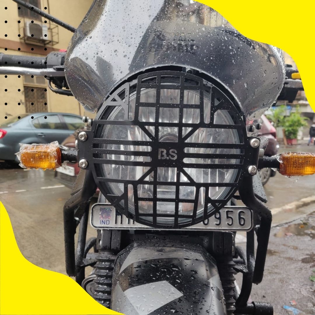 Himalayan - Headlight Grill Bs Stainless Steel