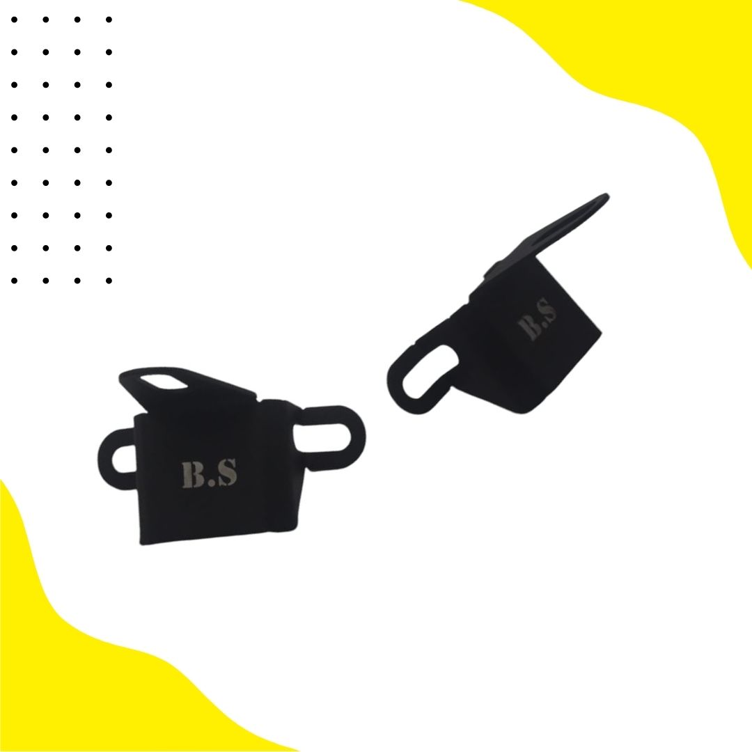 Himalaya Fog Lamp Holder In Stainless Steel (Black Powder Coated)