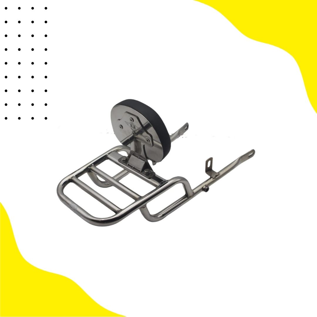 Himalaya Long Type Pipe Backrest In Stainless Steel