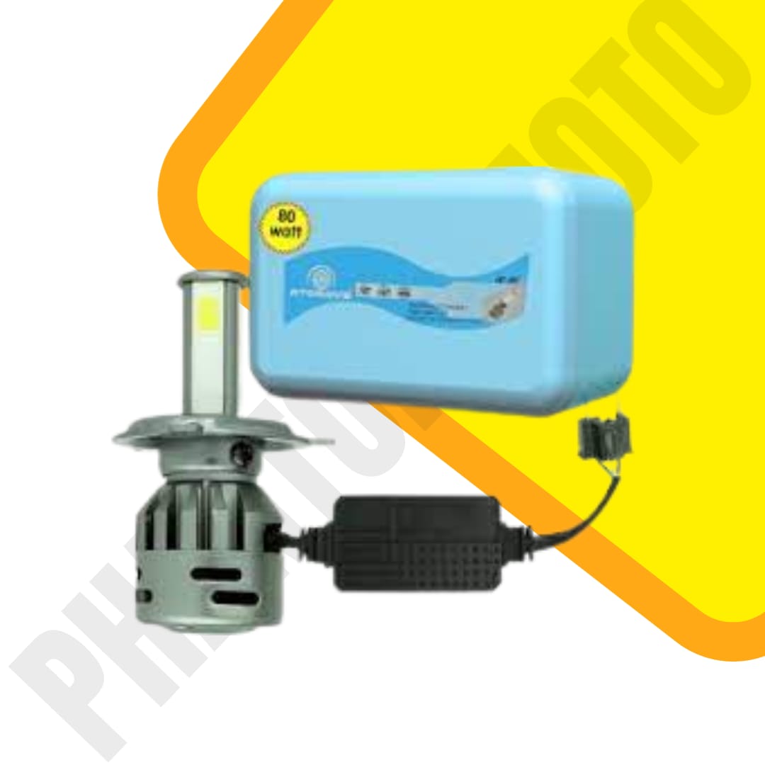 Hjg 80W H4 Headlight Bulb