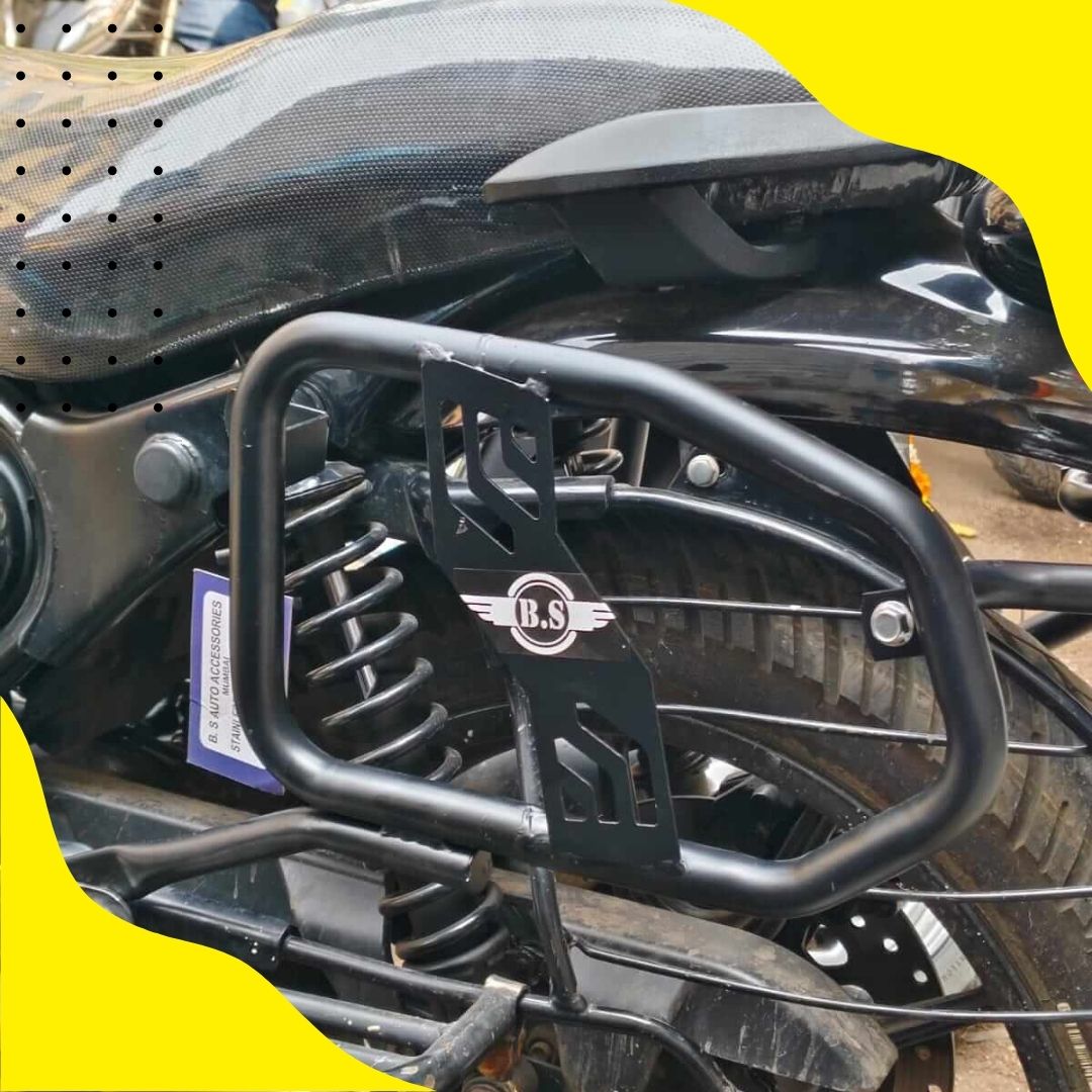 Hunter 350 Saddle Stay – Stainless Steel, Rust-Free (Black) Bs