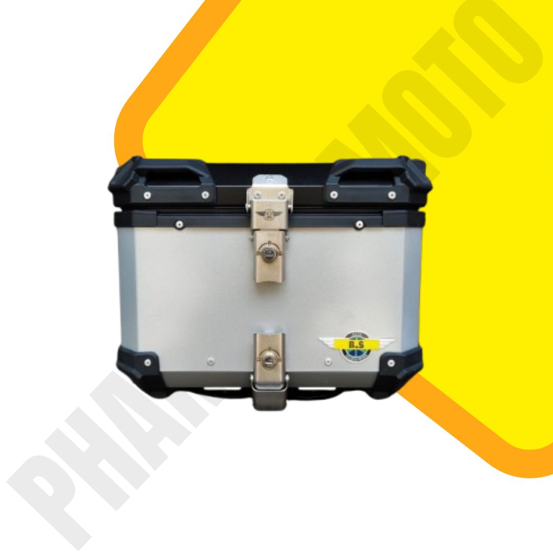 45 Litres Aluminium Top Box Silver