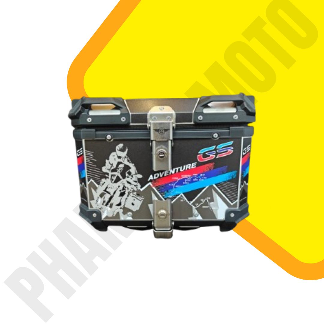 45 Litres Aluminium Top Box Graphics