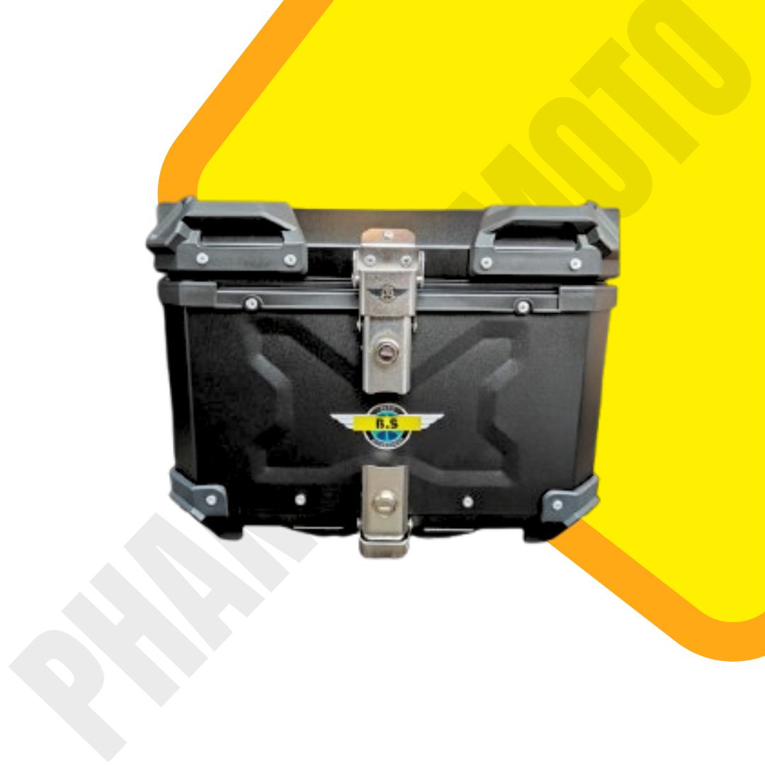 45 Litres Aluminium X Top Box Black