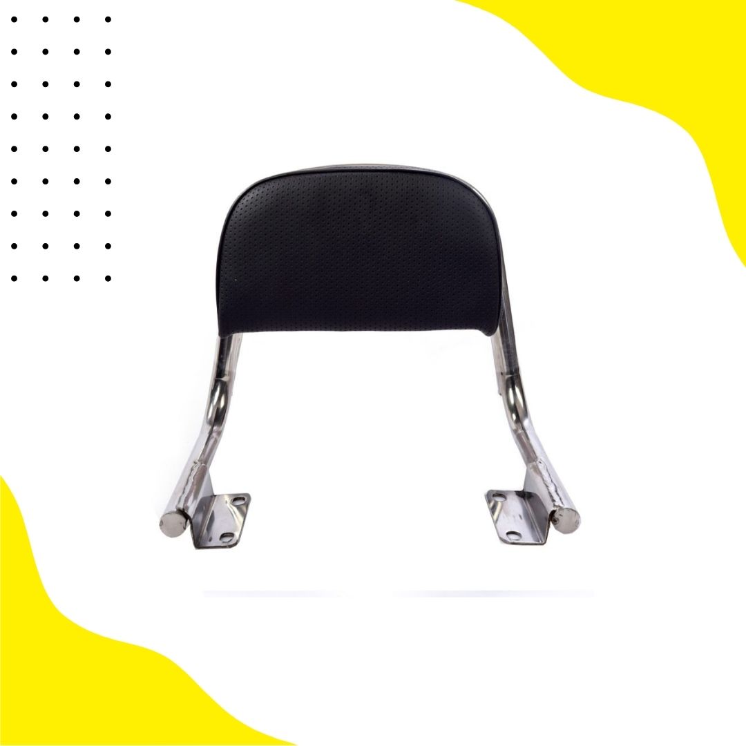 Interceptor Backrest Plain Pipe In Stainless Steel Chrome