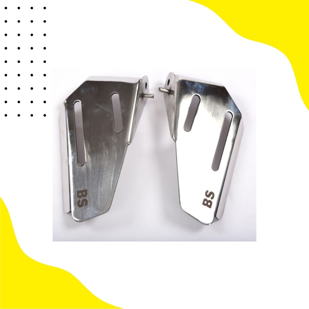 Interceptor Footrest In Stainless Steel