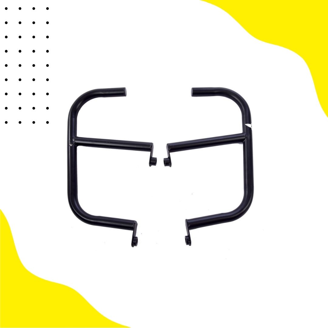 Interceptor Leg Guard In Stainless Steel Black Powder Coated