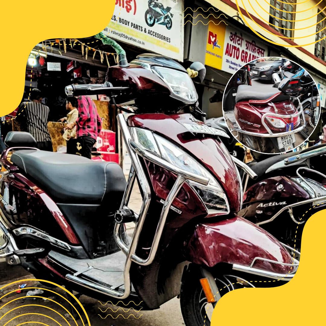 Jupiter 125 Crash Guard Stainless Steel