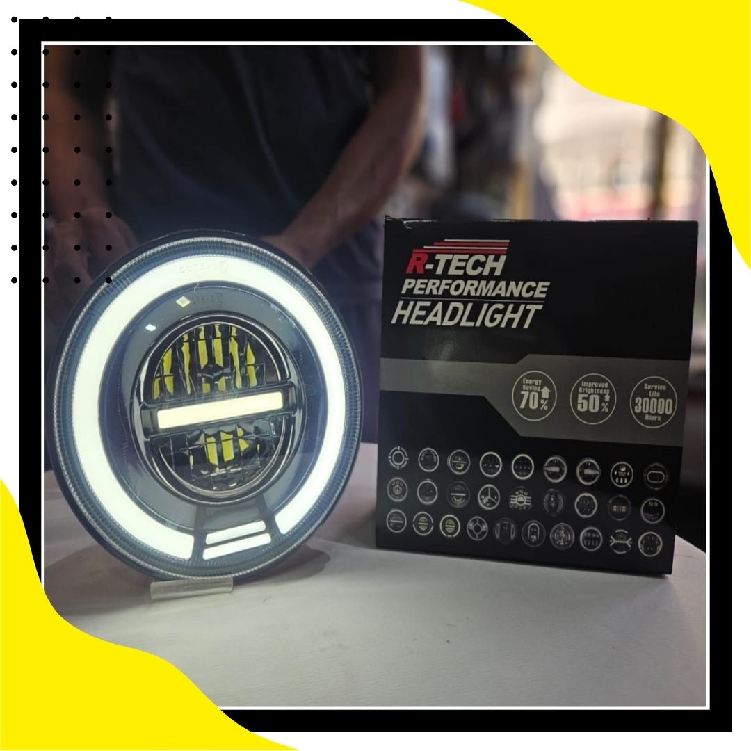 New Minus Headlight With Split Ring Drl 110W