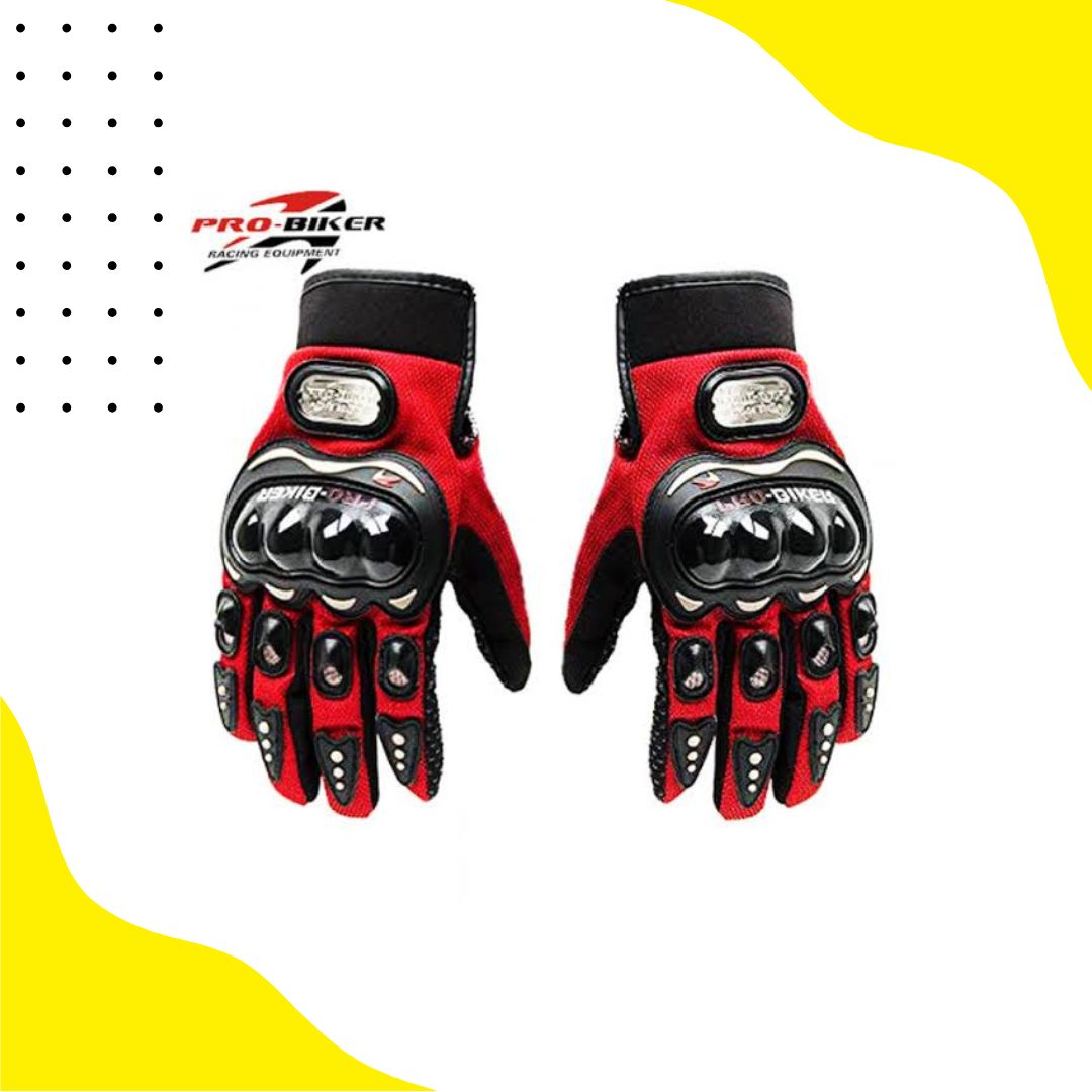 Orginal Probiker Full Gloves Red