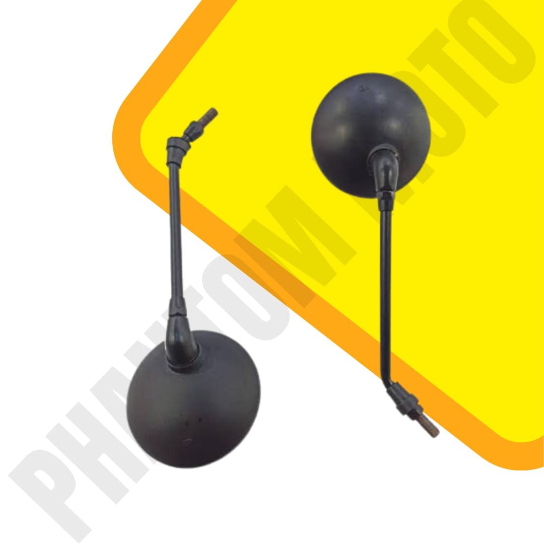 Round Mirror Black