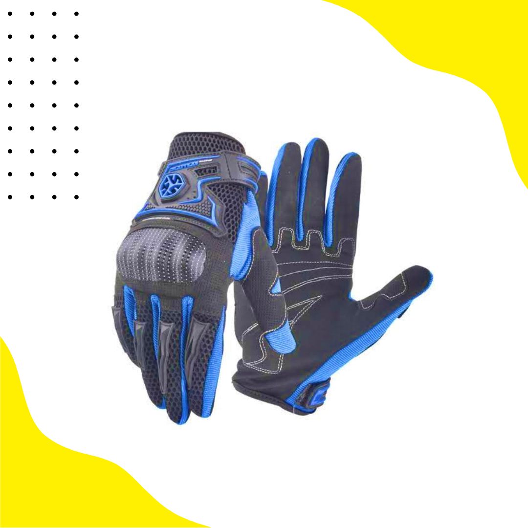 Scoyco Mc23 Full Gloves Black Blue