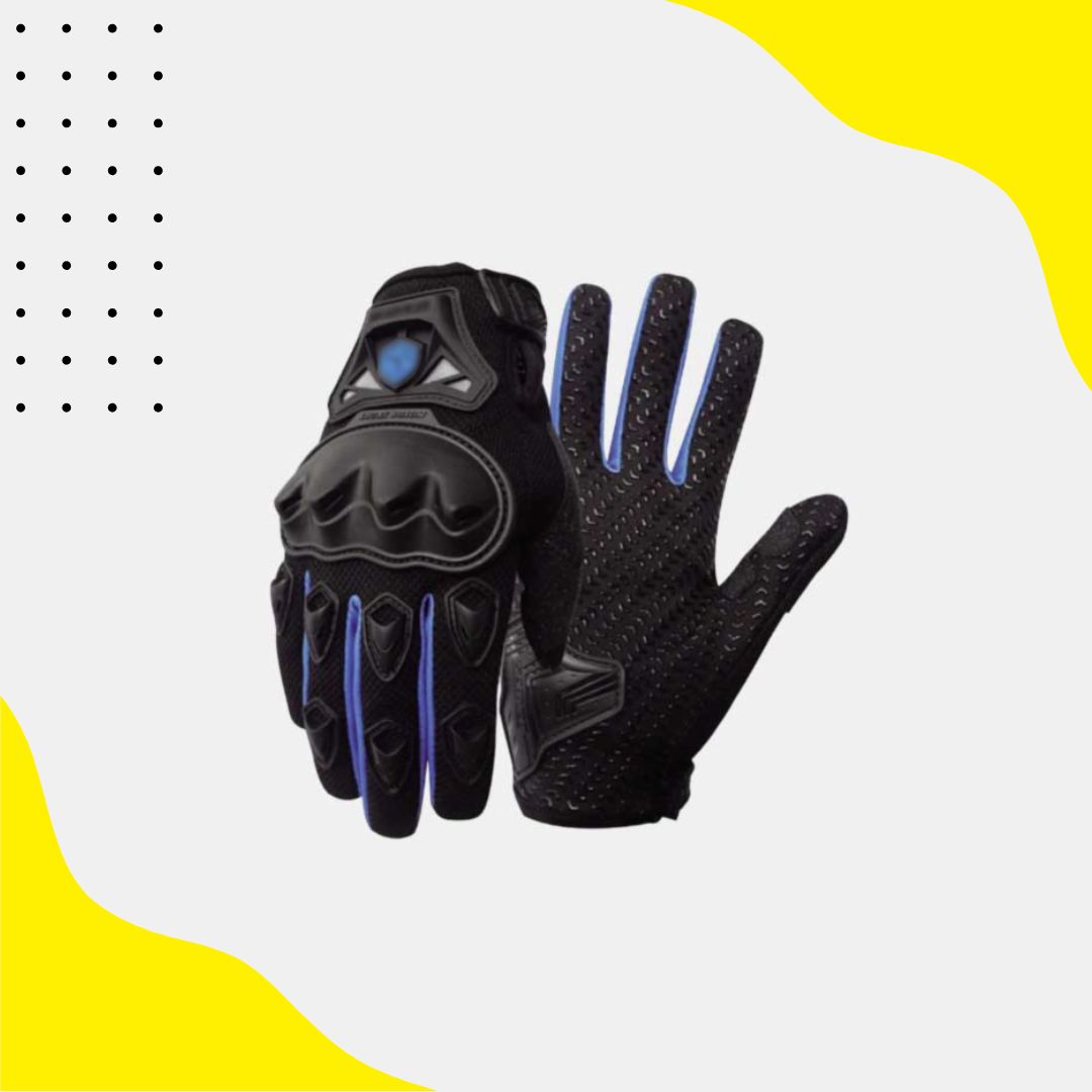 Scoyco Mc29 Full Gloves Blue Black