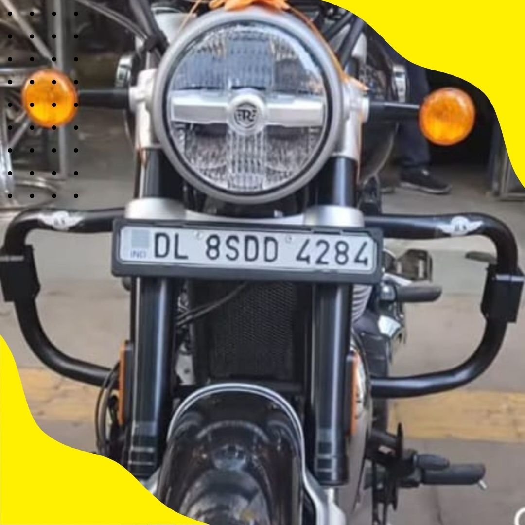 Super Meteor 650 C-Type Guard In Black Powder Coated