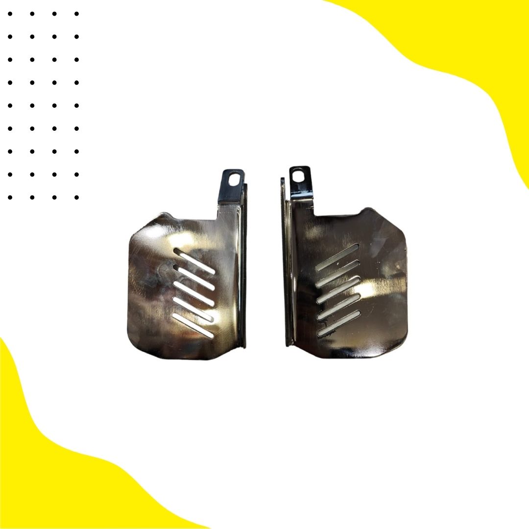 Super Meteor 650 Pillion Footrest In Stainless Steel