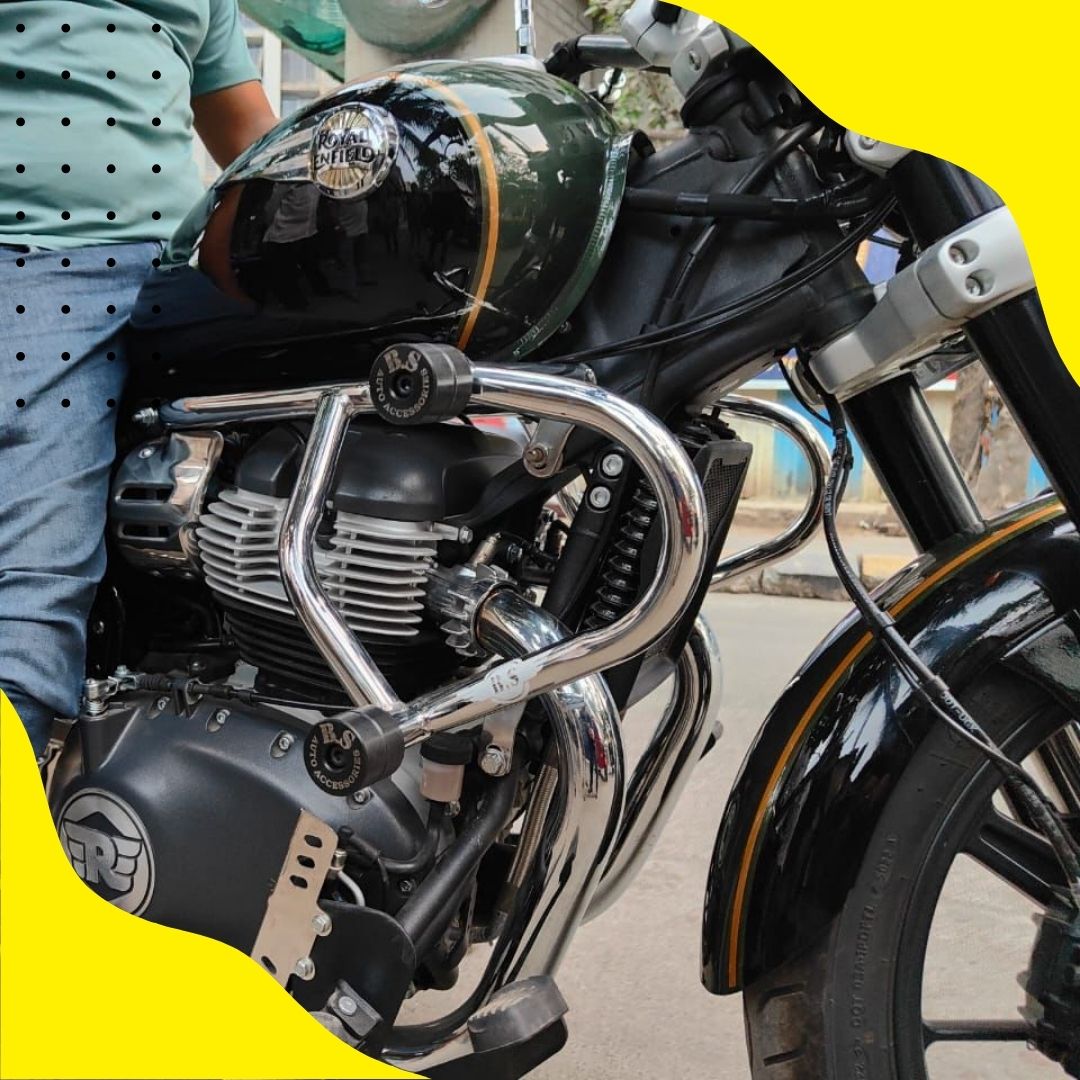 Super Meteor 650 Spyder Crash Guard (Silver)