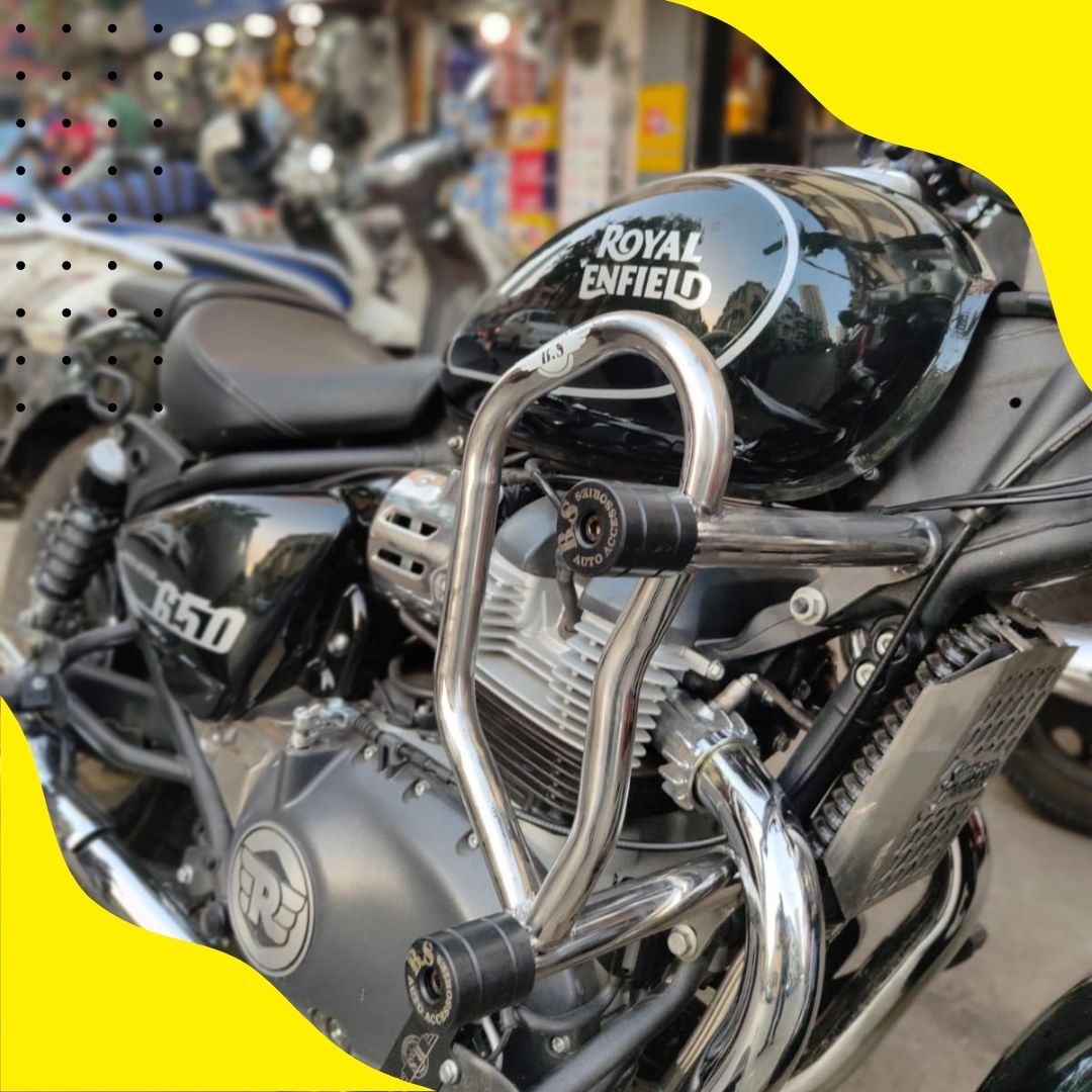 Super Meteor 650 Storm Crash Guard (Silver)