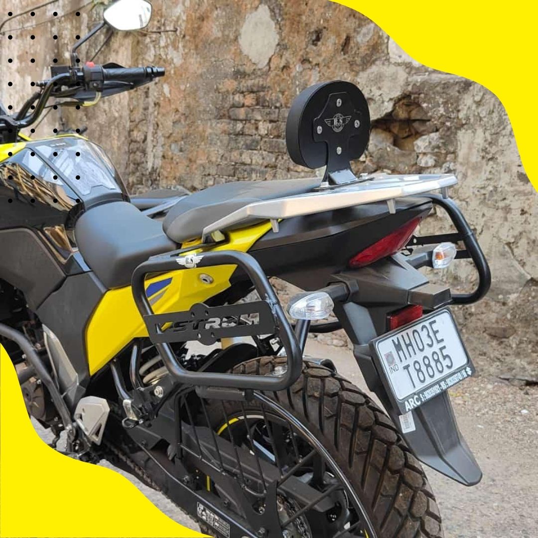 Suzuki Vstorm Saddle Stay Stainless Steel Black Coated Bs