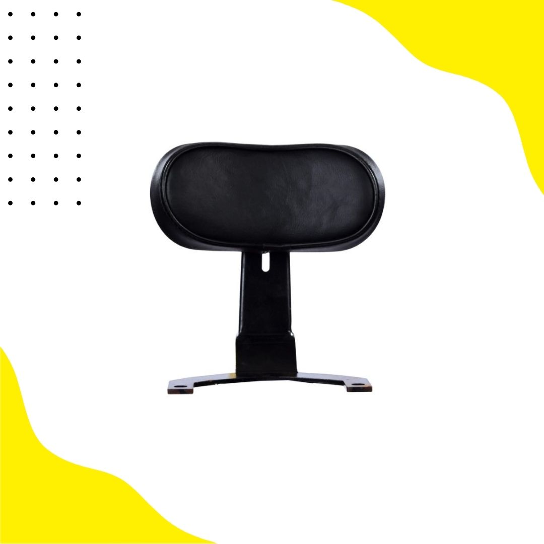 Thunderbird Adjustable Backest In Mild Steel Ms Black Powder Coated