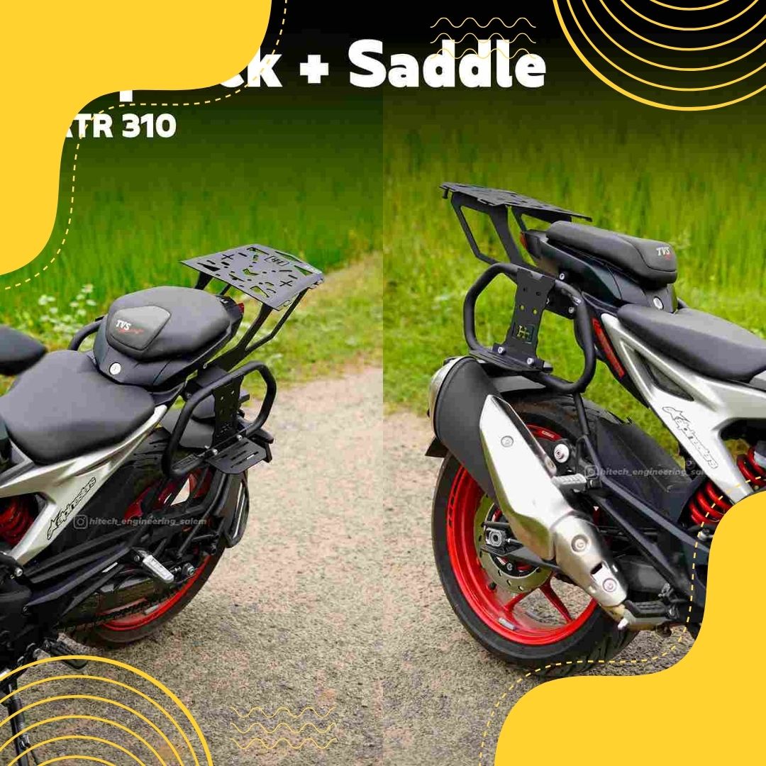 TOP RACK AND SADDLE STAY TVS APACHE RTR 310 HITECH