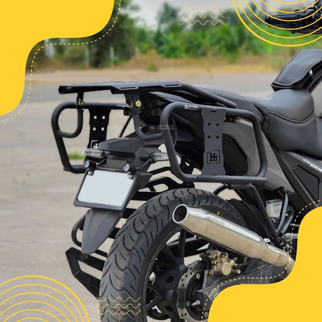 TOP RACK AND SADDLE STAY HONDA CB200X & NX200 HI TECH