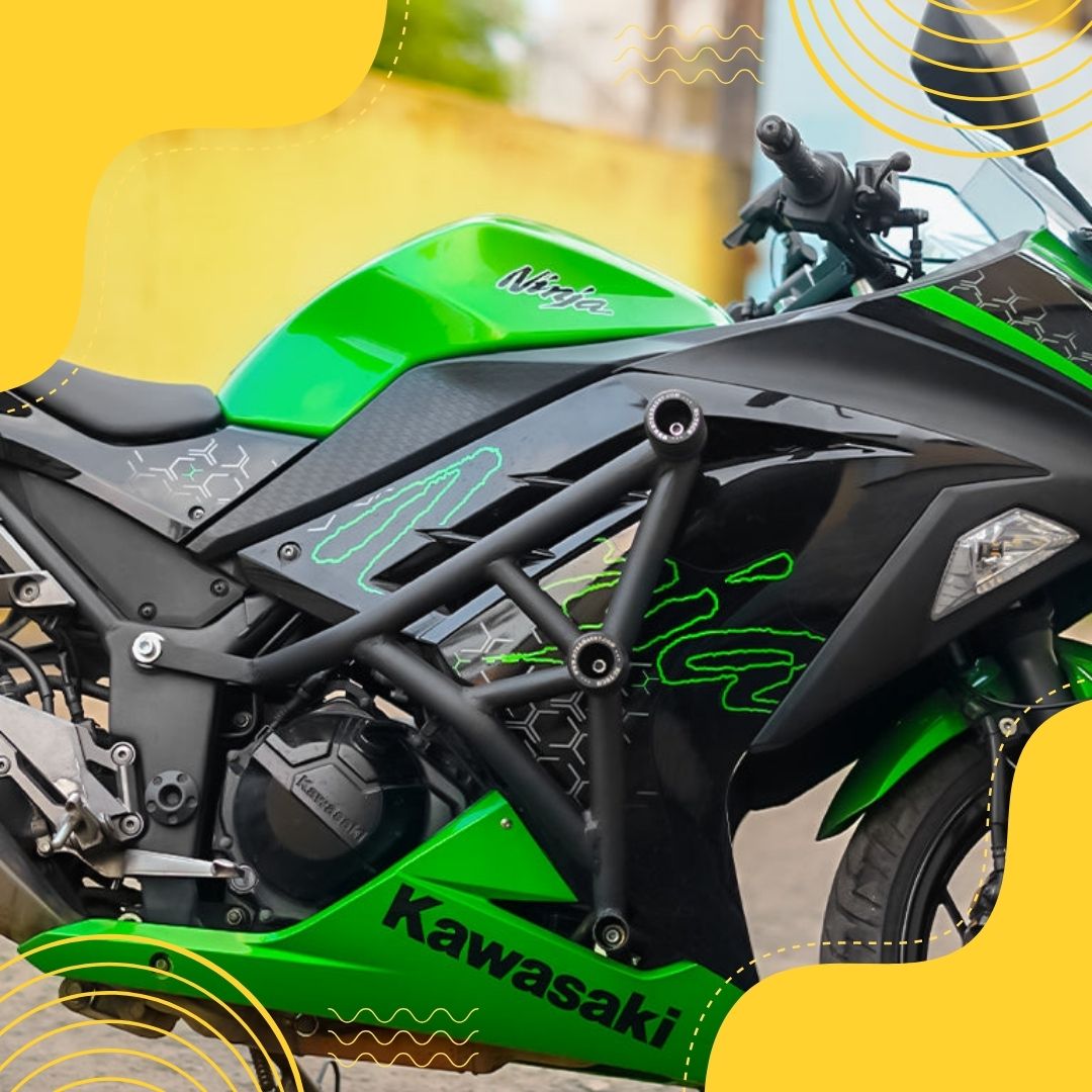 Kawasaki Ninja 300 Crash Guard / SB 836 HITECH