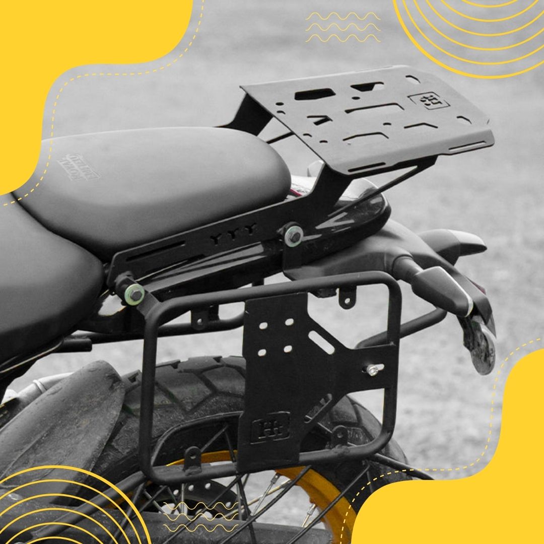 HIMALAYAN 450 TOP RACK WITH SADDLE - HM 406 HITECH