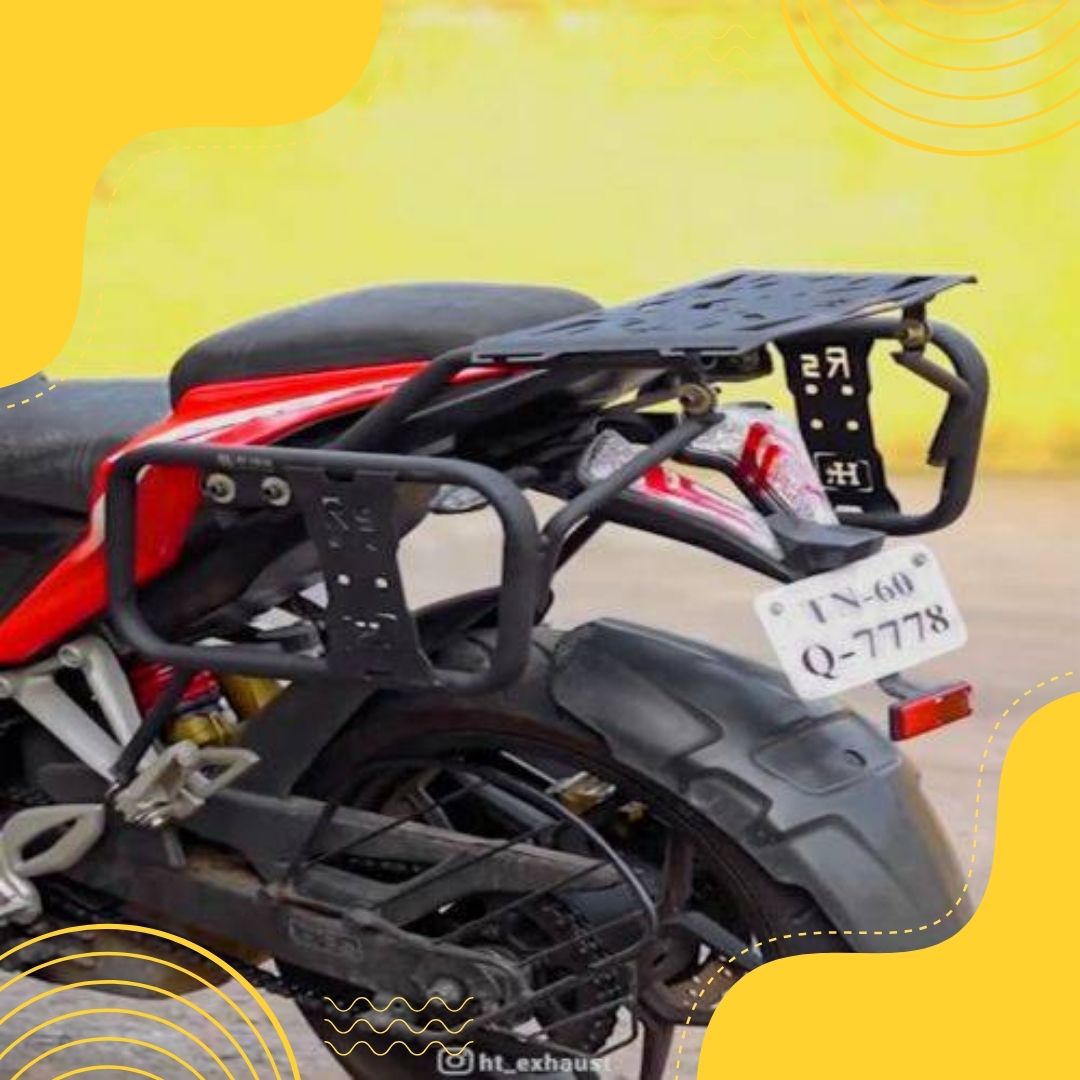 TOP RACK AND SADDLE STAY BAJAJ NS HI TECH