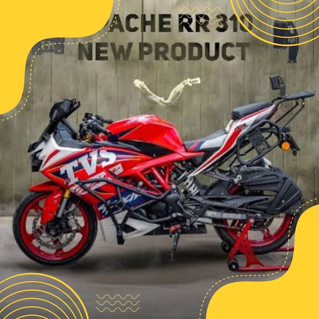 TOP RACK AND SADDLE STAY TVS APACHE RR310 & BMW RR310 HI TECH