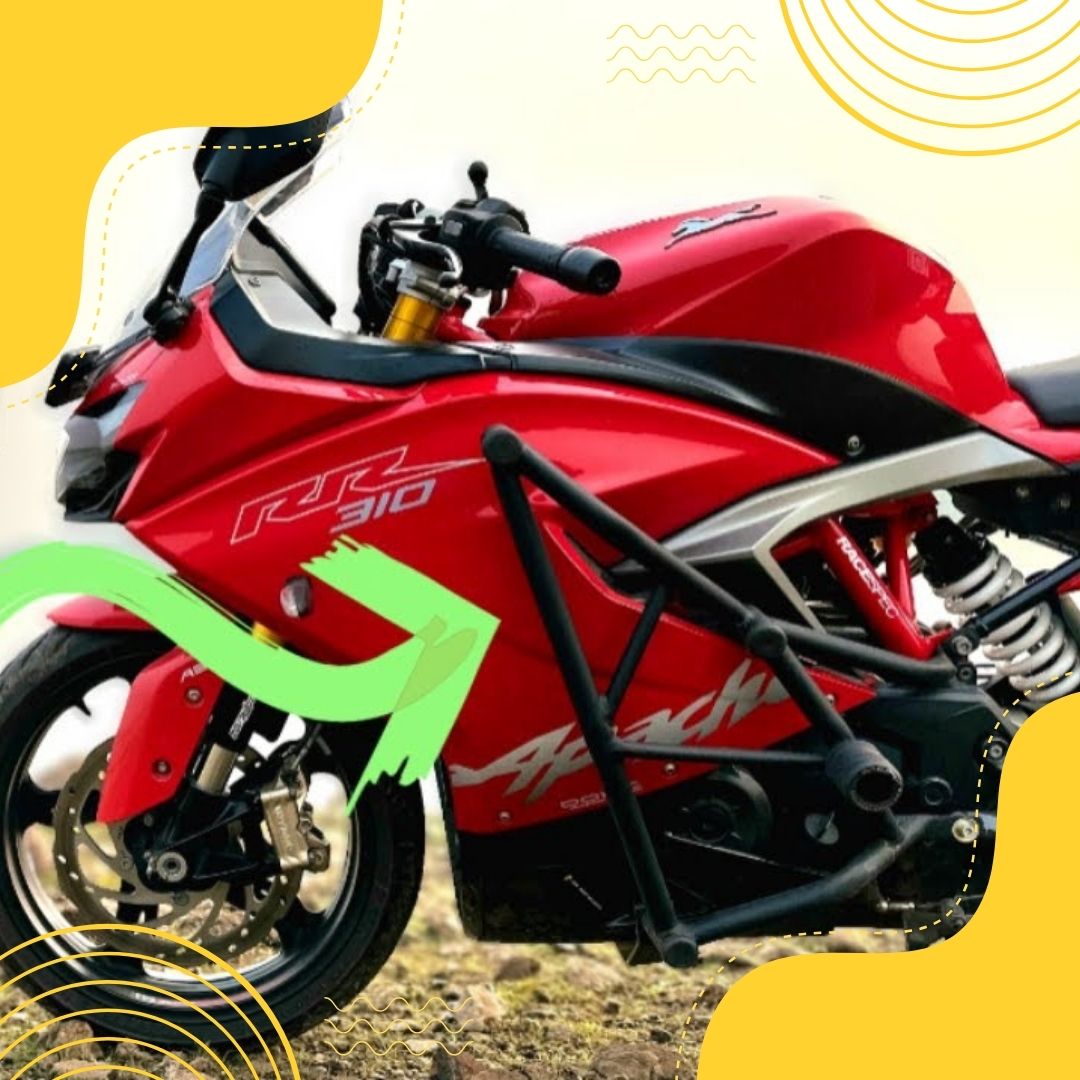 CRASH GUARD TVS APACHE RR 310 & BMR RR310 HITECH