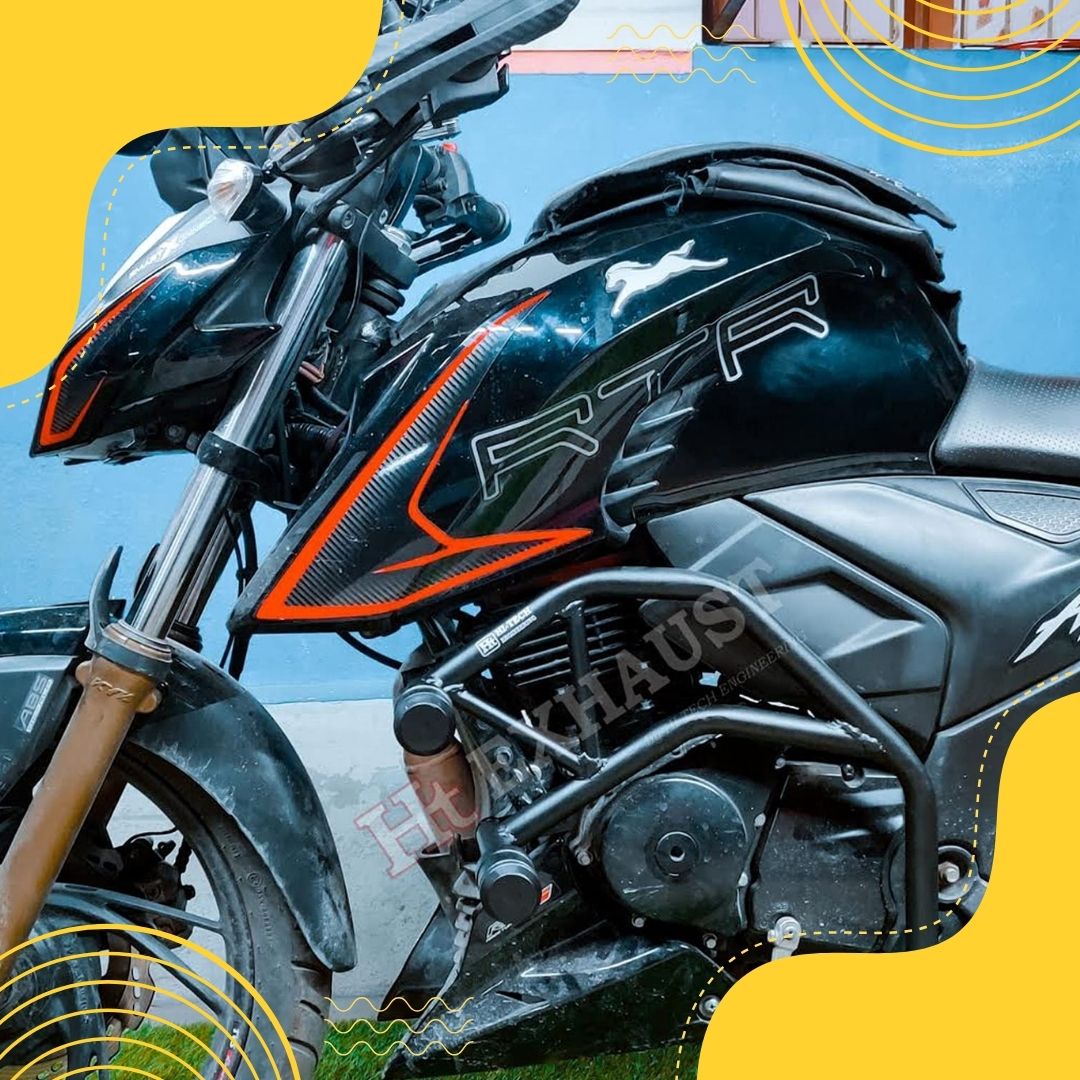 CRASH GUARD TVS APACHE RTR 160/200 4V SBTVS102 HI TECH
